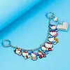 Lindo Colgante de Bolso de Dibujos Animados Gatita Cat, Cadena Metálica para Accesorios de Bolso, Colgante de Muñeca Kt, Cadena de Doble Hebilla para Colgar en el Bolso Súper Linda