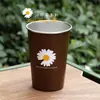 Taza de una sola capa Acero inoxidable 304 Margarita Pequeña Moderna Taza de café Estilo Ins Estilo Camping Taza de agua Taza pequeña con logotipo impreso