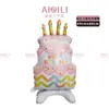 Suporte de Balão Base Transfronteiriço Bolo de Aniversário Castelo Sonhador Decoração de Aniversário Estilo Ins Balão de Folha de Alumínio