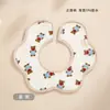 Baberos Impermeables de Muselina para Bebés, Algodón Puro Clase A, Babero en Forma de U para Recién Nacidos, Babero para Saliva de Bebé, Toalla Absorbente Anti-Escupir