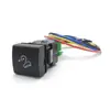 Adequado para Toyota Corolla Camry rav4 Prado DRL farol de neblina radar botão de interruptor LED de energia modificado