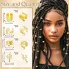 Set de Anillos para Cabello de Rastas de 40 Piezas Transfronterizo Amazon Xiyin Temu Totalmente Gestionado Shein Estación Independiente Europa y América