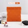 Bolsa de Armazenamento de Fone de Ouvido com Fechamento Automático, Porta-Moedas Portátil de PU, Carteira Pequena, Bolsa para Batom e Maquiagem