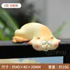 Bonita Pantalla Decorativa de Ganso Blanco Grande Figura Acostada Regalo Sanador para Escritorio de Oficina Cumpleaños de Mejor Amigo