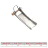 Gancho de Elevación para Polipasto Eléctrico Pestillo Gancho de Grúa Engrosado Clip de Seguridad Accesorios de Seguridad para Grúas de 2T/10 Ton Pie de Lengüeta