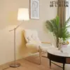Lámpara de pie Newton Creativa para Dormitorio Sala de Estar Estudio Moderna Simple Mesita de Noche Lámpara de Pie Creativa Personalizada con Pantalla de Tela