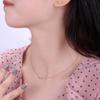 Collar de deseos de estrella pequeña de acero de titanio de un metro, cadena de suéter nueva para niñas, regalo de cumpleaños para novias, cadena de clavícula de alta calidad
