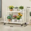 Estante para flores estante de almacenamiento para balcón de varios niveles soporte para macetas de plantas suculentas florero soporte para flores simple de pie para sala de estar