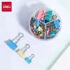 Conjunto de Clips de Papel e Clips de Arquivo Coloridos. 50 Peças