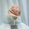 Sombrero de Pescador Simple Plisado de Estilo Japonés de Secado Rápido para Niños Primavera y Verano Delantero Largo Trasero Corto Casual Cubre-rostro Sombrero de Olla para Viajar Sombrero para el Sol