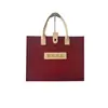 Bolsas de Feltro Personalizadas, Bolsas Tote de Feltro Grandes de Alta Qualidade, Bolsas Tote Pequenas de Feltro, Bolsas de Material de Feltro de Lã, Lembrancinhas