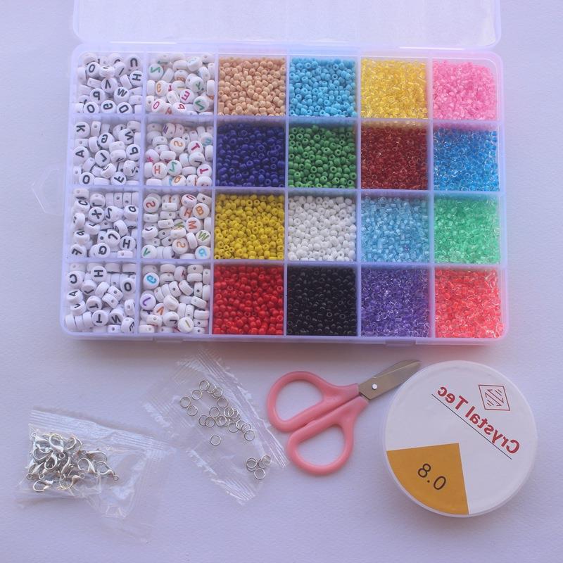 diy米珠字母珠组合套装21