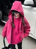 Cortavientos para Niña 2026 Nueva Moda Infantil Tres en Uno Desmontable Chaqueta de Otoño para Niñas Mayores, Abrigo Otoño/Invierno