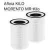 Aplicável ao Filtro Cartucho Cilíndrico de Alta Eficiência HEPA com Carvão Ativado para Purificador de Ar MORENTO MR-Kilo, Kalo