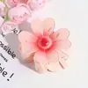 Presilha de Cabelo Plumeria Transfronteiriça Europeia e Americana Presilha de Cabelo Flor Gradiente Estilo de Férias Clipe de Tubarão de Alta Qualidade Joia para Cabeça Venda por Atacado