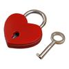 Pequeño candado creativo en forma de corazón Tanabata Día de San Valentín regalo amantes candado de amor colgante candado de amor concéntrico escénico venta al por mayor