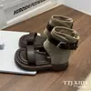 Sandálias Romanas Casuais Retrô de Design Nicho para Meninas Verão 2026 Novo Estilo Coreano Sandálias Estilosas de Uma Tira