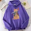 Sudadera Catana Nette Mode Sudadera Hip Hop con Estampado Genial