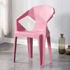 Silla de Plástico Gruesa para Exteriores con Respaldo para Uso en Casa, Mercado Nocturno, Puesto de Barbacoa, Diseño Creativo y Sencillo, Adecuada para Adultos, Para Sentarse Largo Tiempo, Antideslizante, Taburete Resistente al Desgaste