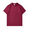 Camiseta de algodão pesada e grande de 250g roupas de classe personalizadas roupas de trabalho de manga curta masculina com logotipo impresso camisa cultural promocional lisa