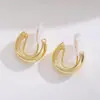 Europeu e americano ins pérola clipe de orelha sem furo de orelha brincos femininos design retro temperamento mosquito bobina clipe de orelha fábrica atacado