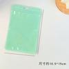 Bolsa de hueso de color transparente para joyería, bolsa sellada para brochas de maquillaje, bolsa autosellante de color macarrón, bolsa holográfica gruesa.