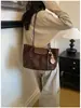 Bolso tote transfronterizo minimalista con estampado de dragón y correa larga para el hombro, edición de aniversario, diseño de patchwork, estilo de nicho, bolso de mano y bolso de hombro versátil