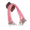 Colar Fio Coreano Encerado 2mm Acessórios de Joalheria Transfronteiriços DIY Cordão para Colar Fecho Lagosta Cordão de Couro Cordão para Pingente Cordão Encerado Atacado