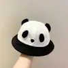 Sombrero de Panda Súper Lindo para Niños Sombrero de Pescador de Ala Ancha Parasol Protector Solar para Bebé Sombrero de Cubo Lindo para Bebé para Niños y Niñas