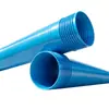 Tubo roscado ranhurado de PVC, tubo para perfuração de poço, tubo para monitoramento ambiental, tubo cego, tubo à prova de vazamento, especificações completas, venda direta do fabricante