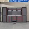 Estación de Trabajo para Reparación de Motocicletas Zhongtengxin, Tablero Perforado para Modificación de Motocicletas, Carrito de Herramientas de Múltiples Niveles, Gabinete Combinado para Taller de Reparación