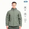 Chaqueta a Prueba de Frío e Impermeable con Forro Polar 511 Chaqueta Softshell Abrigo Camuflado para Hombre Táctico para Exteriores Cálido con Capucha Cortavientos