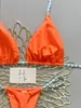 2026 Bikini de Color Sólido con Lazo Transfronterizo Europeo y Americano Nuevo de Aliexpress Traje de Baño Sexy de Dos Piezas Venta al por Mayor desde el Fabricante