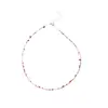 Collar con múltiples colgantes de hacha simulada retro oscuro transfronterizo europeo y americano para mujer, pulsera creativa de gota de sangre roja exquisita y única