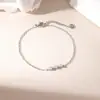 Pulseira Nova de Aço Titânio Feminina Inlaid Zircônia Joia de Mão Moda Mais Fácil de Combinar Pulseira Joias Luxo Leve Casual Joia de Mão