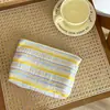 Bolsa de maquillaje tipo burbuja estilo Ins, bolsa de almacenamiento plisada para niñas, bolsa de almacenamiento portátil para cuidado de la piel y artículos varios, bolso de mano para mujer