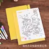Pizarra Blanca Borrable Personalizada para Niños Película Transparente de PVC Borrable Repetidamente Tablero Borrable para Pintar Clip Tablero Blanco Borrable Transparente