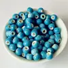 Contas de cerâmica Jingdezhen contas esmaltadas coloridas contas soltas de cerâmica atacado pulseira joias contas mistas de cerâmica 8mm