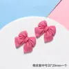 Gravata borboleta fosca diy grampo de cabelo com cola cremosa cartão goo pacote de materiais para acessórios feitos à mão acessórios de resina atacado