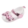 Zapatos para niños pequeños Primavera y Otoño Nuevos cómodos lindos lazo estilo princesa niña bebé zapatos de bebé BBW3095