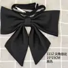Vinho tinto gigante pena raiz e alça longa cor sólida japonês jk gravata sem gravata borboleta colarinho flor uniforme feminino estudante preto