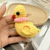 Llavero de lana hecho a mano con ganchillo, oso cachorro creativo, adornos para bolso, accesorios de ganchillo, colgante pequeño de punto DIY