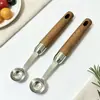 Cuchara para frutas de acero inoxidable, cuchara para helado, cuchara para café, cuchara para helado, cuchillo para tallar frutas, cuchara para sandía