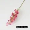 Flores de delfinio muy realistas en estilo nórdico para decoración suave, escaparate de hotel y accesorios de fotografía