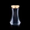 Botella de plástico transparente PET para cocina, a prueba de humedad, para aperitivos, sellado, pequeña, para dulces y alimentos