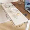 Placa de extensión de escritorio, panel de extensión de escritorio de oficina plegable y extensible, no requiere taladro, soporte para reposamuñecas, herramienta de expansión de escritorio