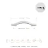Ventas Directas de Fábrica Manija para Puerta de Armario Cajón Zapatero Vinoteca Manija de Armario Manija de Plástico para Muebles Cromo Perla ABS