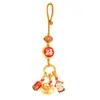 Artesanía Tradicional Aleación Doce Signos del Zodiaco Llavero Atracción Turística Colgante de Coche Adorno Exquisito para Bolsillo de Llaves Regalo