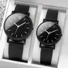 Nuevos Relojes de Pareja de Comercio Exterior Más Vendidos, Relojes Digitales de Cuarzo Simples y Versátiles, Relojes Casuales para Estudiantes de Secundaria y Preparatoria, Venta al por Mayor