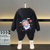 Casaco Masculino Primavera e Outono 2025 Roupas de Carga Infantil Esta Roupa de Primavera para Crianças Grandes Nova Jaqueta ao Ar Livre à Prova de Vento Infantil Tendência
